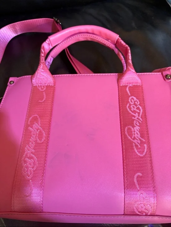 Ed Hardy Lizzy Tote- Pink - VEGAN LEATHER - Picture 5 of 9